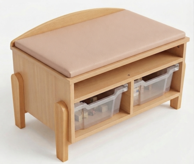 Banc avec rangement sous assise k'briol